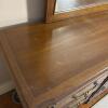 Large Wooden Drexel Dresser with Mirror - 3