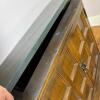 Paneled Wood Cabinet With Slate Top - 3