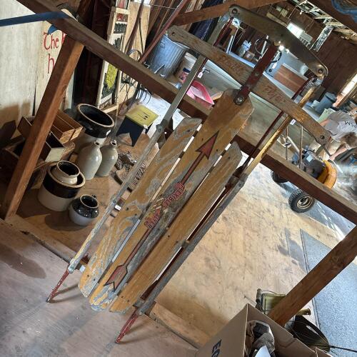 Flexible Flyer Model 47 Wooden Snow Sled