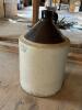 Large Stoneware Jug With Crown 5-Gallon Mark