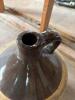 Large Stoneware Jug With Crown 5-Gallon Mark - 3