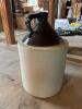 Large Stoneware Jug With Crown 5-Gallon Mark - 4