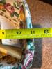 Longaberger Handwoven Divided Basket With Floral Liner - 6