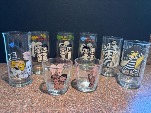 Vintage Collector Glasses