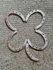 Iron Horseshoe Four-Leaf Clover