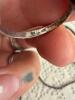 Sterling Silver Rope Chain Necklace and Sterling Silver Rings - 3