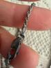 Sterling Silver Rope Chain Necklace and Sterling Silver Rings - 5