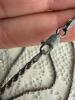 Sterling Silver Rope Chain Necklace and Sterling Silver Rings - 6