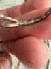 Sterling Silver Rope Chain Necklace and Sterling Silver Rings - 7