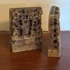 Pair of Asian-Style Carved Stone Bookends