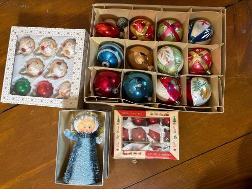 Vintage Glass Christmas Ornaments