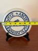 Cornish Pottery 1984 Blue Alphabet Stoneware Plate - 4