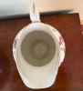 Floral Porcelain Pitcher and Wash Basin Set - 4
