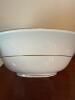 Floral Porcelain Pitcher and Wash Basin Set - 9