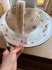 Floral Porcelain Pitcher and Wash Basin Set - 12