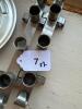Pair of Mid-Century Modern Style Metal Triple Candle Holders - 5