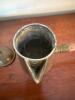 Brass and Wood Coffee Pot with Hinged Lid - 5