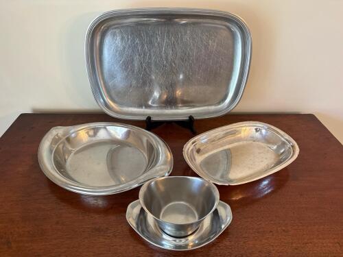 Assorted Stainless Serving Dishes