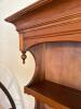 Traditional Cherry Hutch with Drawers and Plate Grooves - 8