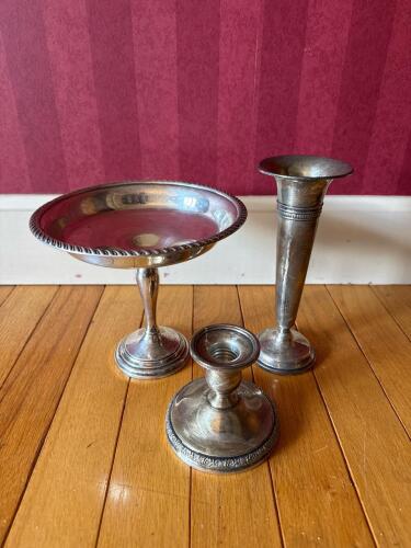Weighed Sterling Silver Decor