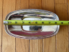 Oval Silver on Copper Serving Dish - 2