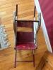 Folk Art Style Painted Wooden Rocking Horse - 3
