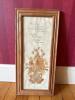 8" x16" Framed Pressed Flower Wall Art