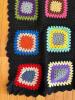 Multicolor Granny Square Afghan Blanket - 2
