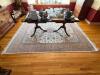 Large Persian-Style Wool Area Rug With Floral Medallion Design - 2