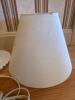 Milk Glass Table Lamp with Shade - 2