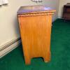 Wooden Nightstand with Drawer and Open Shelves - 6