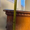 Wooden Nightstand with Drawer and Open Shelves - 9