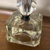 Pair of Glass Table Lamps With White Shades - 3