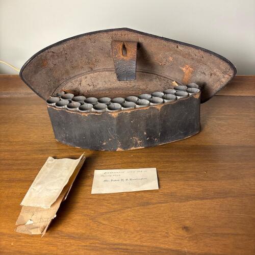 Antique Leather Cartridge Belt