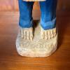 Carved Wooden Folk Art Cowboy Figure - 4