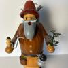 Erzgebirgische German Incense Smoker Figure with Pipe - 2
