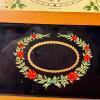 Seth Thomas Electric Mantel Clock with Floral Design - 5