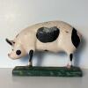Cast Iron Spotted Pig Doorstop