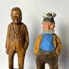 Hand-Carved Wood Nautical Sailor Figurines - 2