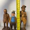 Hand-Carved Wood Nautical Sailor Figurines - 10