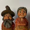 Three Hand Carved & Painted Wooden Figurines - 2