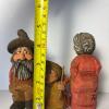 Three Hand Carved & Painted Wooden Figurines - 6