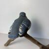 Hand-Carved Blue Jay Bird Sculpture - 3