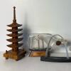 Japanese Pagoda Figurine & Other Travel Souvenirs