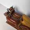 Handcrafted Wooden Ox-Drawn Cart Sculpture - 6