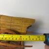 Handcrafted Wooden Ox-Drawn Cart Sculpture - 8