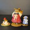 Wee Forest Folk Bear & Mice Figurines - 2