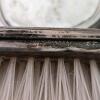 Sterling Silver Vanity Brush and Mirror Set - 4