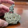 Miner Figurine on Pyrite Rock Base - 2
