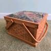 Wicker Sewing Basket With Notions, Scissors, And Accessories - 3